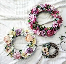 Dekoracyjne wianki na wikli...