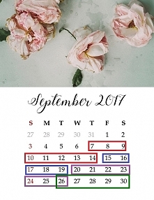 < KLIK W FOTO > Najważniejsze wydarzenia modowe zaczynają się właśnie dziś ! 

Zobacz kalendarium na wrzesień !