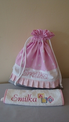 Woreczek i ręczniczek spersonalizowany