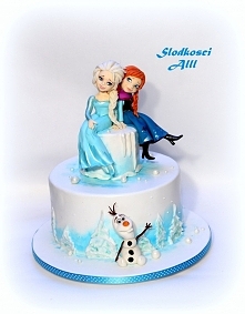 Tort z bajki Frozen