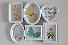 Sprzedam kompozycję ramek na 6 zdjęć, rozmiar całości 35x42cm