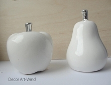 ceramiczne owoce