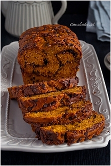 Ciasto dyniowe z nutellą