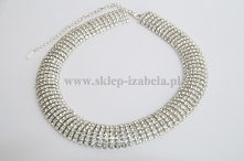 naszyjnik z kryształkami, biżuteria