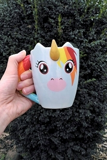 Suuuper kubek z jednorożcem! :D