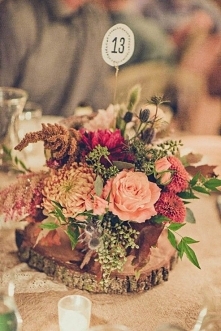 dekoracja nr stołów