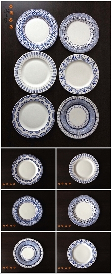 ręcznie malowane talerze na...