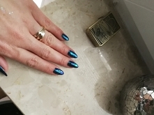 Paznokcie hybrydowe semilac galaxy flash 663