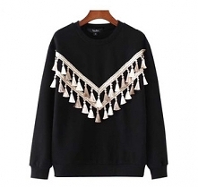 Klasyczny, czarny pullover ...