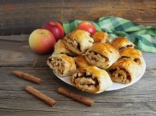 jabłkowe drożdżówki