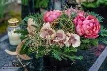 kompozycja funeralna - florystyka