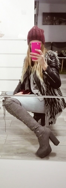 Kozaki za kolano deezee od tayberry z 12 listopada - najlepsze stylizacje i ciuszki