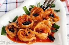 Śledzie po kaszubsku z rodzynkami i żurawiną - wersja 2 ze śledziami w oleju