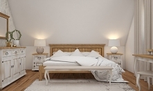 Brązowo biała Sypialnia !!
Piękne łóżko jest ozdobom w sypialny, natomiast Wygodny materac gwarantuje ci luksusowy sen