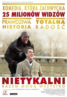 Nietykalni / Intouchables (2011) Rewelacyjny film przedstawiający prawdziwą historię. Sparaliżowanego milionera, który do opieki zatrudnia młodego chłopaka z przedmieścia. Chłop...