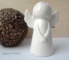 Ceramiczny aniołek, wysokość 12cm