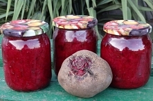 Buraczki tarte do słoika