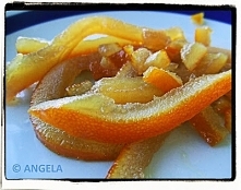 Kandyzowana skórka pomarańczowa (łatwy przepis) - Candied Orange Peel Recipe - Scorze d'arancia candite