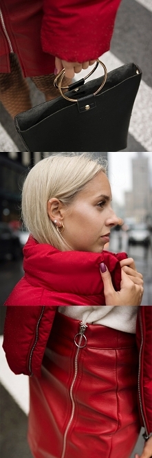 Kolczyki kółka od Filigree.pl - stylizacja stworzona przez genialną Idę Cupas!