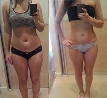 Moja metamorfoza sprzed roku :) Do dziś efektu jojo brak a ja dalej regularnie ćwiczę i lubię swoje ciało :) Dziewczyny, zacznijcie dziś, najgorzej jest wykonać pierwszy krok!