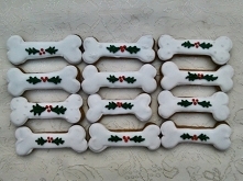 Pierniczkowe kości dla psa Gwiazdka