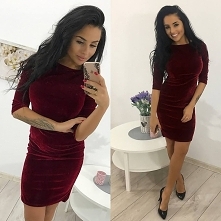 Sukienka welurowa w cenie ❗️79.99 zł ❗️
