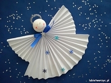 Filmik ukazujący proces tworzenia ślicznego, papierowego aniołka ;)