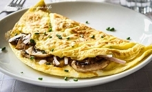 Omlet z pieczarkami