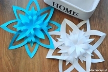 Trójwymiarowe śnieżynki