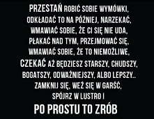 Jest ktoś chętny do wspólnej motywacji? Ktoś kto naprawdę ma nadwyżkę kilogramów. ;)