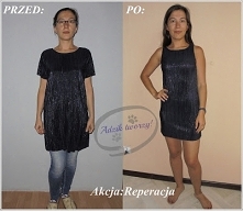 Przeróbka błyszczącego "worka" z second-handu w bardziej dopasowaną kreację. :) 

Na moim blogu znajdziecie więcej takich przeróbek oraz instrukcji na ich wykonanie. :...