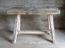 stołek ławka drewniana