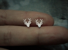 Srebrne kolczyki Jelonki. Srebro pr.925. 
Zainteresowanych zakupem zapraszam do kontaktu :)