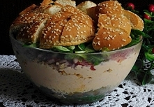 Sałatka hamburger