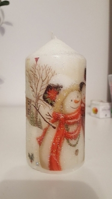 świąteczna świeczka