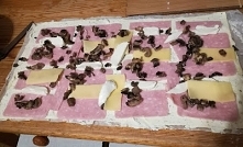 Krążki z ciasta francuskiego