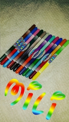 Polecam! jeżeli ktoś z was ma dzieci i sam lubi także coś tam samemu tworzyć, to mazaki z serii CARIOCA są jedne z najlepszych zaraz po marka Molin .Bardzo łatwo zmywalne z wszy...