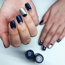 Manicure w chłodnych odcien...