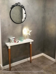 konsolka a może toaletka?
Prosty, tani i efektowny sposób na mebel DIY