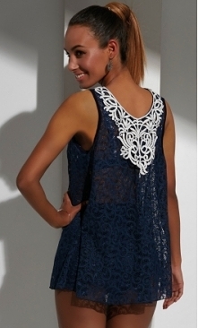 Plaża to nie tylko strój kąpielowy. Warto wyróżnić się wśród plażowiczów naszą zwiewną tuniką ;) Ażurowa tunika wykonana z wysokiej jakości tkaniny, nie ogranicza ruchów a podkr...