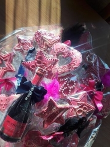 Bukiet z piernika na osiemnaste urodziny.