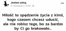 Z konta "Jestem zołzą".