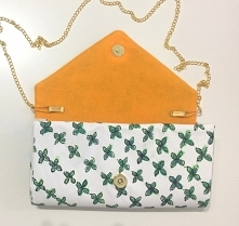 Torebka, kopertówka ręcznie malowana i szyta. Po więcej zapraszam na FB: toyza