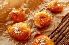 Pączki z serka homogenizowanego. Link z przepisem w komentarzu.