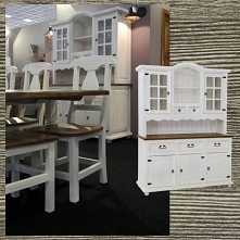 patynowane meble do jadalni