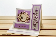 zaproszenie komunijne - rękodzieło