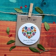 podziękowanie dla gości upominek ślubny