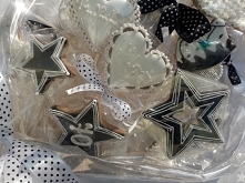 Bukiet z pierników dla Walentego.