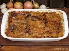 Żeberka na kiszonej kapuście