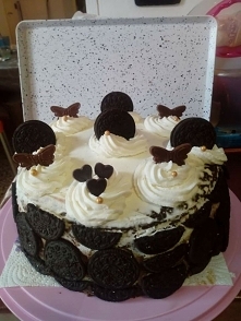 Tort w wykonaniu mojej przyjaciòłki wraz z jej còrką